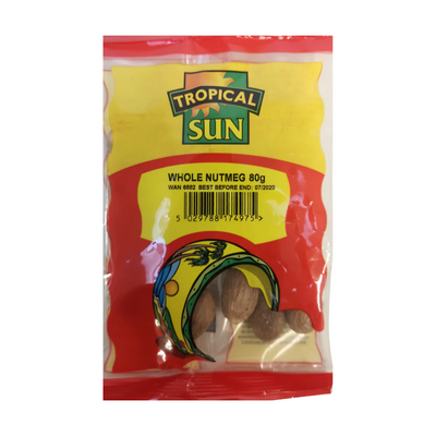 Tropical Sun Whole Nutmeg 80g