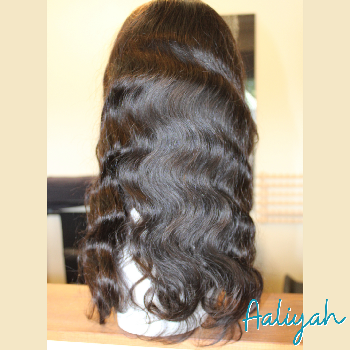 Aaliyah- 18', Headband Wig, Body Wave, Human Hair Wig - Natural
