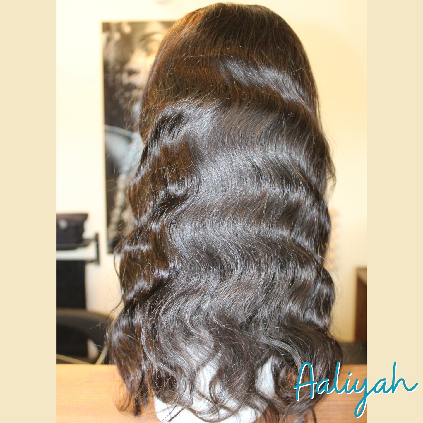 Aaliyah- 18', Headband Wig, Body Wave, Human Hair Wig - Natural