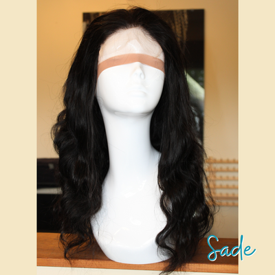 Sade - 18", 5x5 Closure, Loose Body Wave, Human Hair Wig - Natural