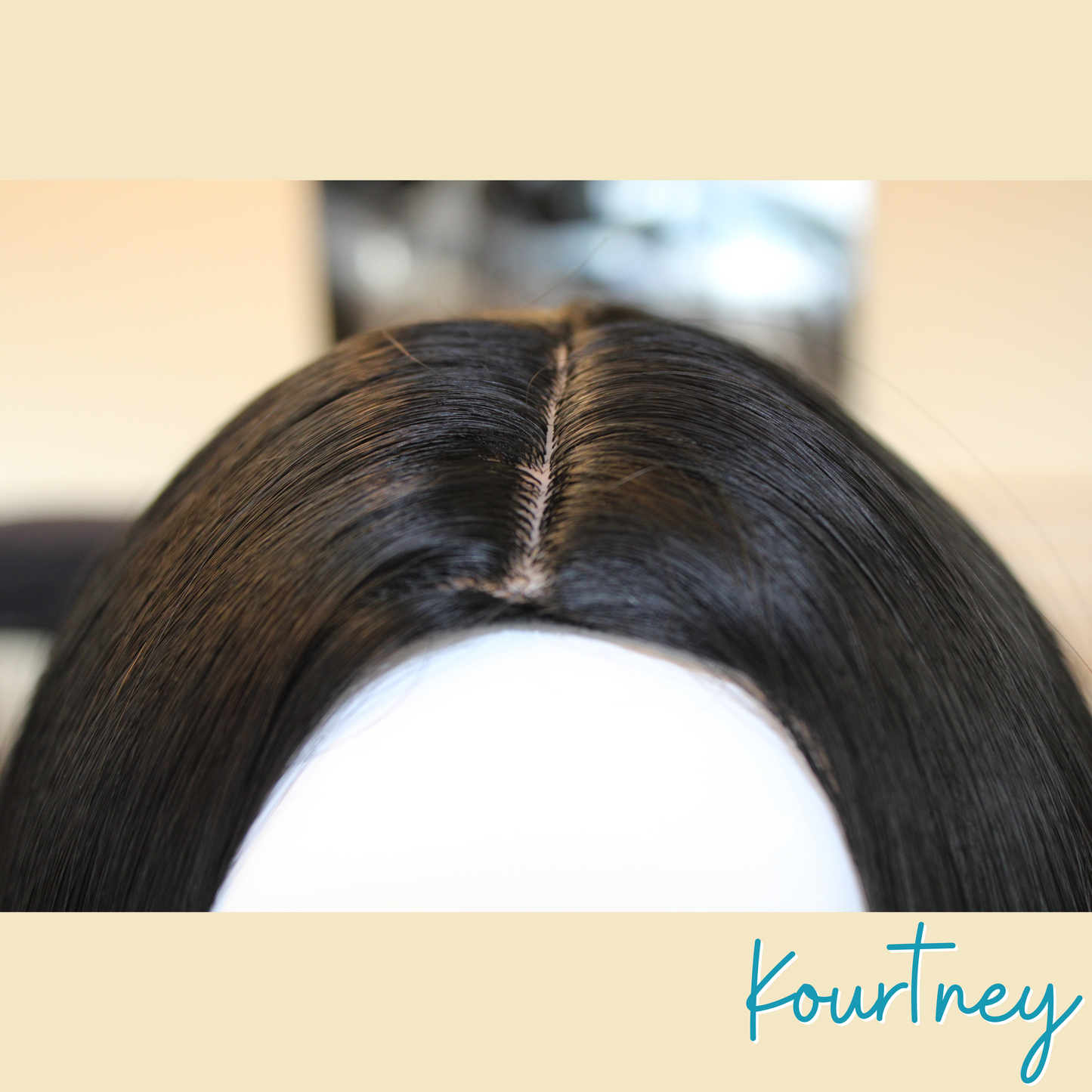 Kourtney - 14', Straight, Glueless Synthetic Wig - Black