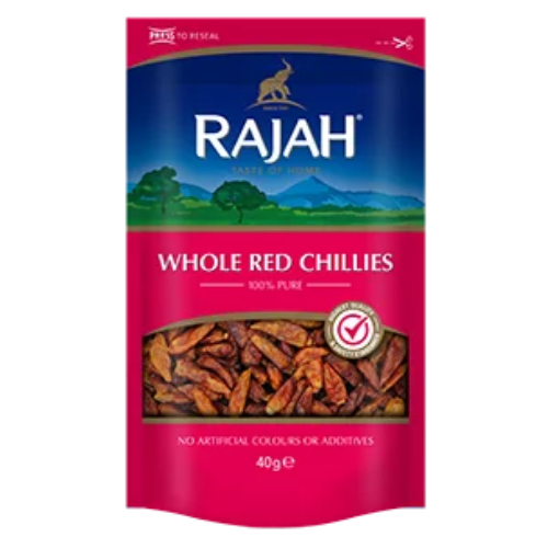 Rajah Whole Red Chillies 40g