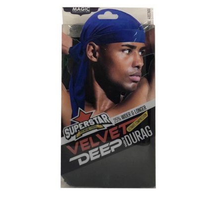 Magic Collection Superstar Blue Velvet Deep Wave Durag