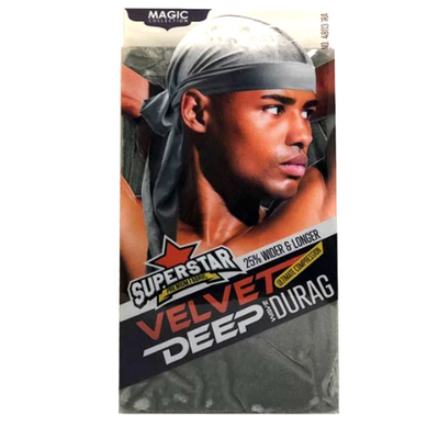 Magic Collection Superstar Silver Velvet Deep Wave Durag