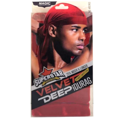Magic Collection Superstar Red Velvet Deep Wave Durag