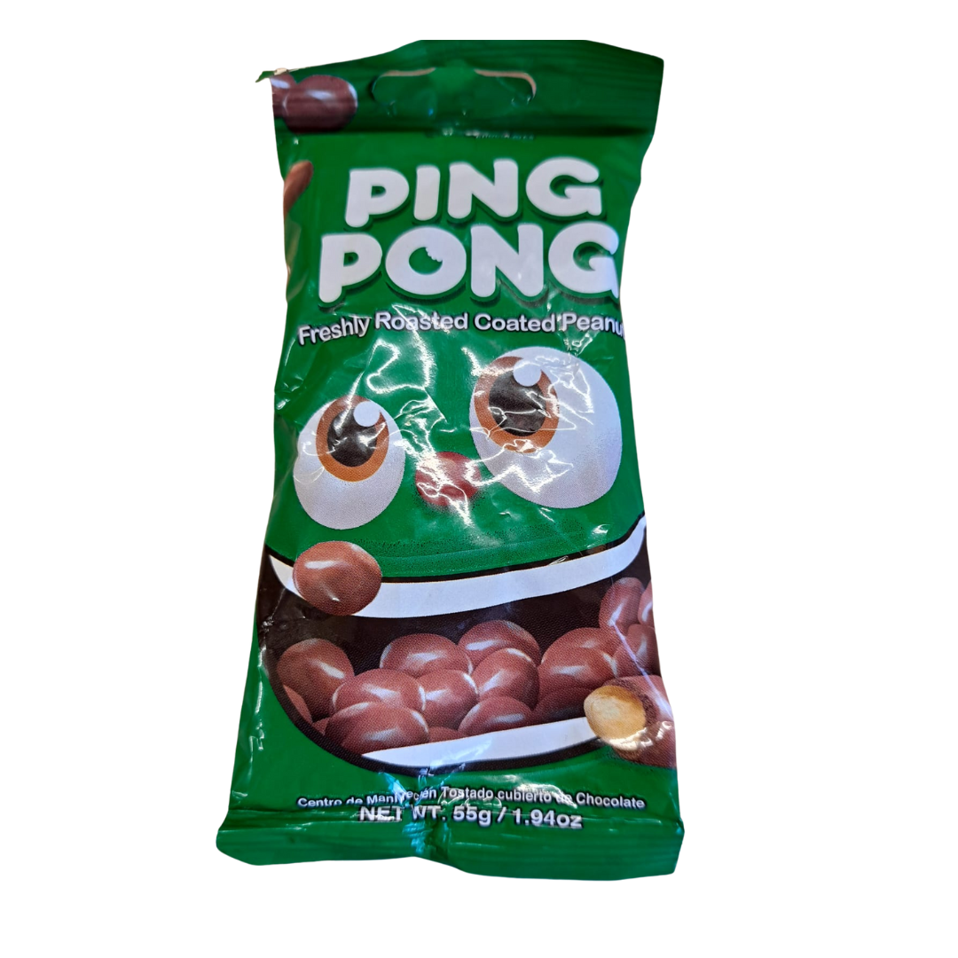 Charles Ping Pong Chocolate Coated Peanuts 55g – Riley's Tropical Food