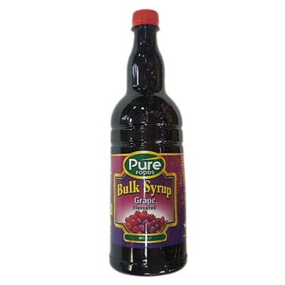 Pure Foods Bulk Syrup - Grape 1L