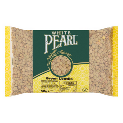 White Pearl Green Lentils 500g