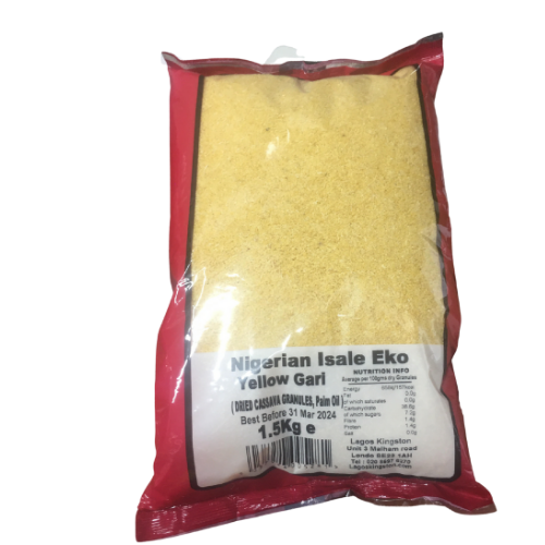 Nigerian Isale Eko Yellow Gari 1.5kg
