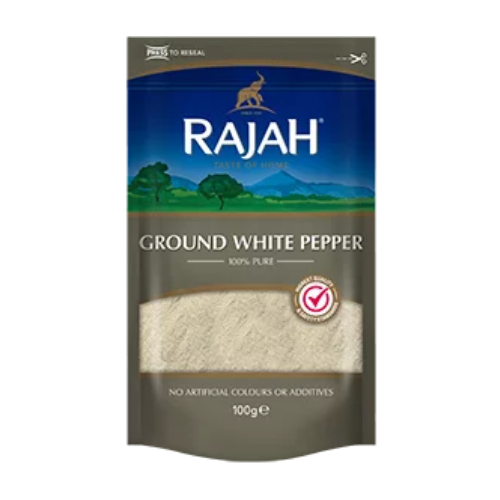 Rajah Ground White Pepper 100g