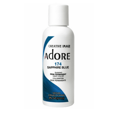 Adore Semi-Permanent Hair Colour 174 Sapphire Blue 4 oz