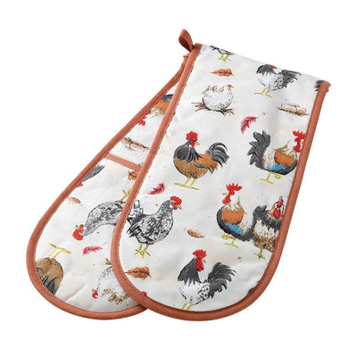 Rooster Double Oven Glove