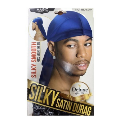 Magic Collection Silky Satin Durag - Blue