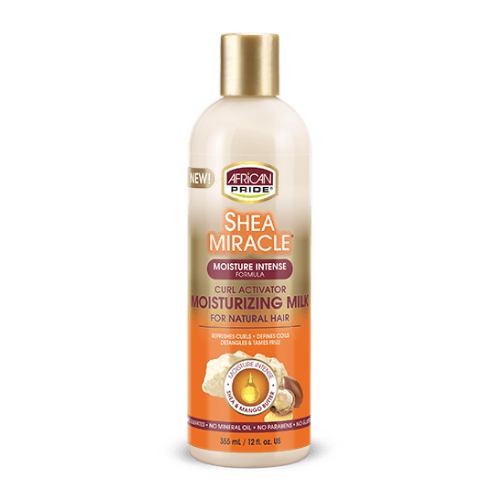 African Pride Shea Miracle Moisturizing Milk Curl Activator 12oz