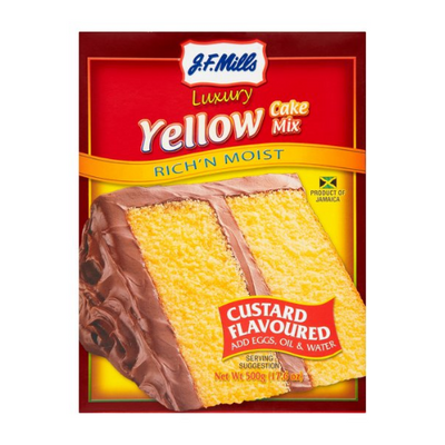 J.F. Mills Luxury Yellow Cake Mix 500g
