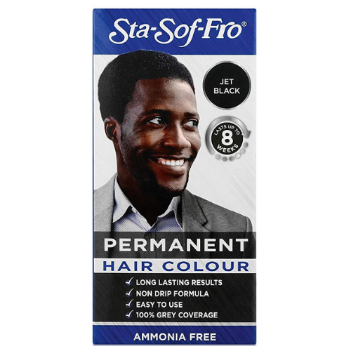 Sta-Sof-Fro Men's Permanent Hair Colour - Jet Black