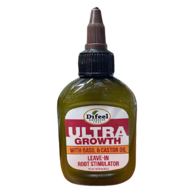 Difeel Ultra Growth With Basil & Castor Oil - Leave-In Root Stimulator 75ml