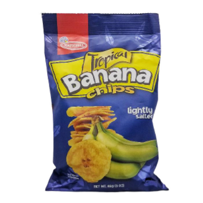 National Tropical Banana Chips Lightly Salted 85g