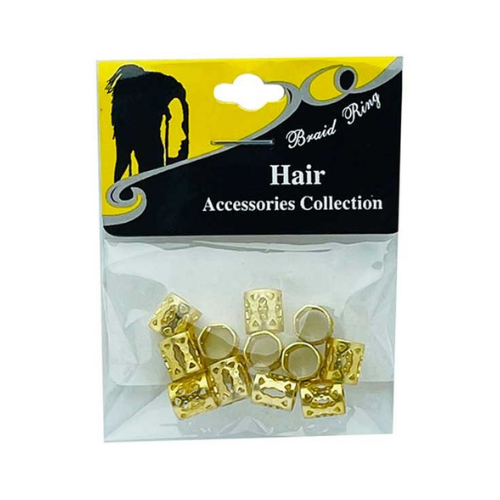 Gold Braid Clips - 10pcs