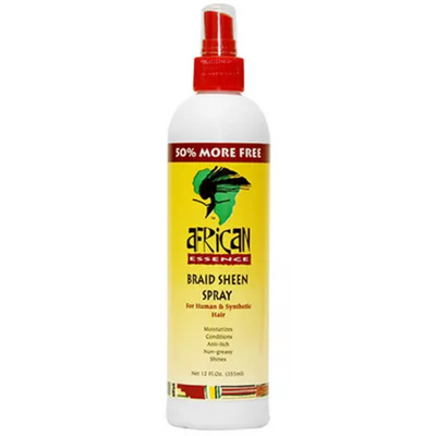 African Essence Braid Sheen Spray 12oz