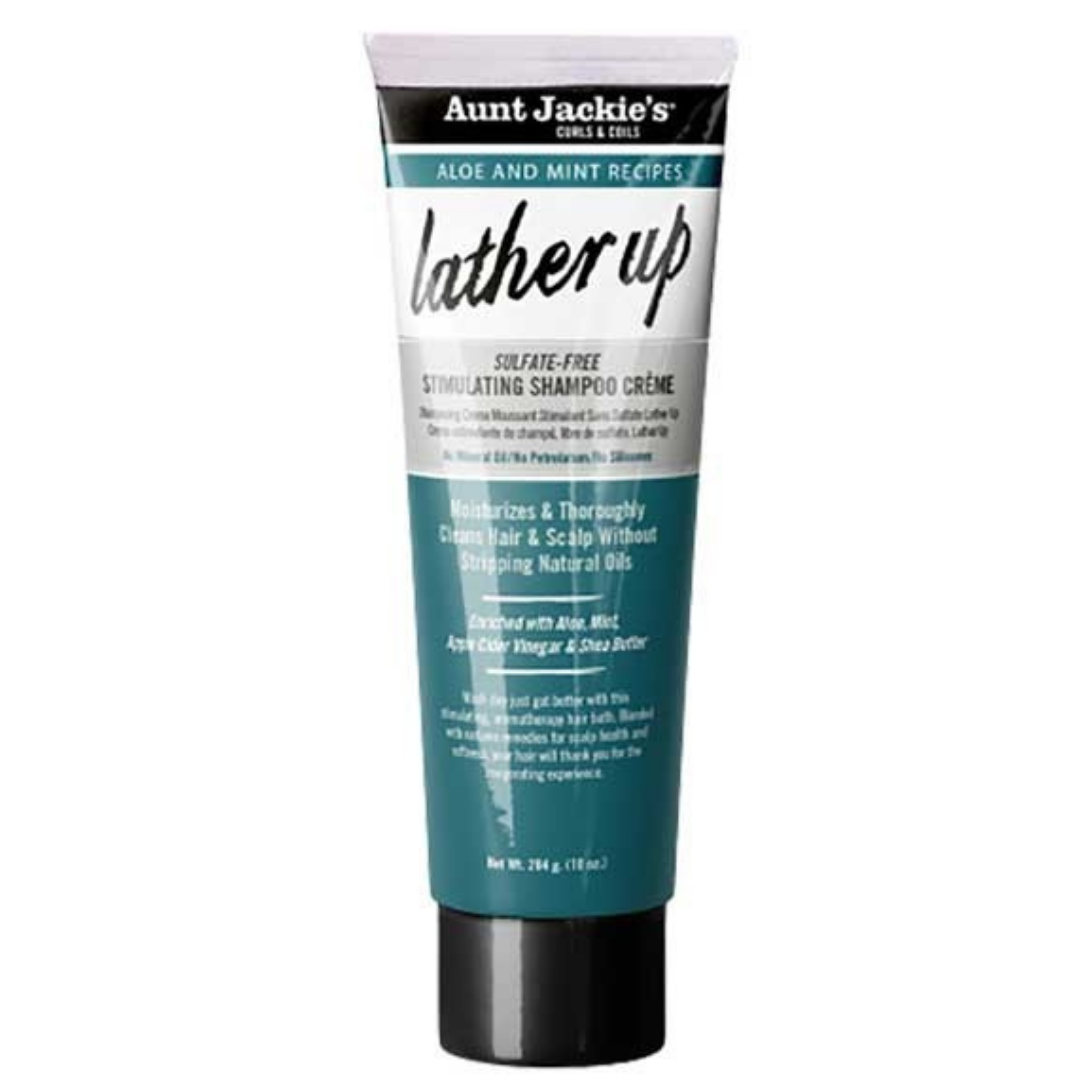 Aunt Jackie's Aloe Mint Lather Up Sulfate-Free Shampoo 10oz