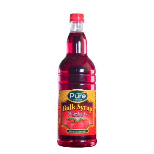 Pure Good Bulk Strawberry Syrup 1L