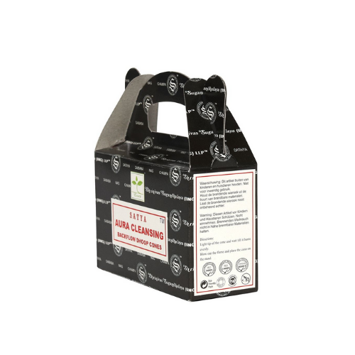 Satya Black Champa Backflow Dhoop cones