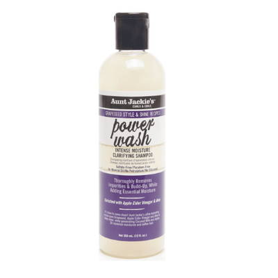 Aunt Jackie's Grapeseed Power Wash Intense Moisture Clarifying Shampoo 12oz