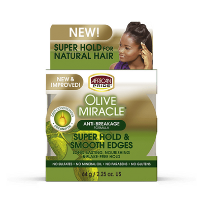 African Pride Olive Miracle Silky Smooth Edges 2.25 oz