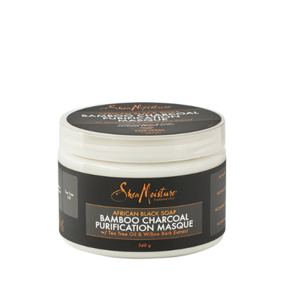 Shea Moisture African Black Soap Bamboo Charcoal Purification Masque 340g
