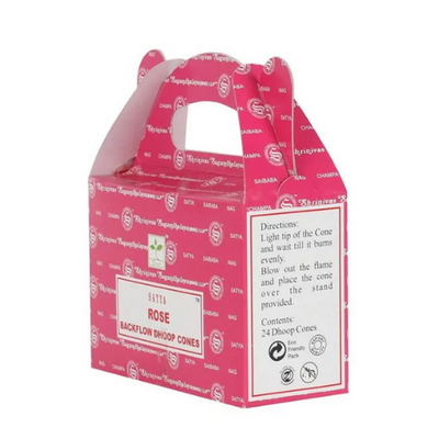 Satya Rose Backflow Dhoop Cones