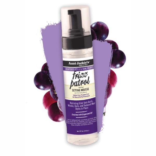 Aunt Jackie's Frizz Patrol - Anti-Poof Setting Mousse 8.5oz