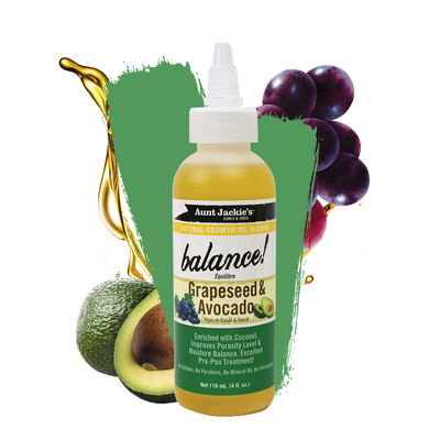 Aunt Jackie's Balance - Grapeseed & Avocado Oil 4oz