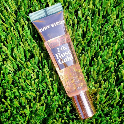 Ruby Kiss 24K Gold Lip Gloss 10ml - Rose Gold