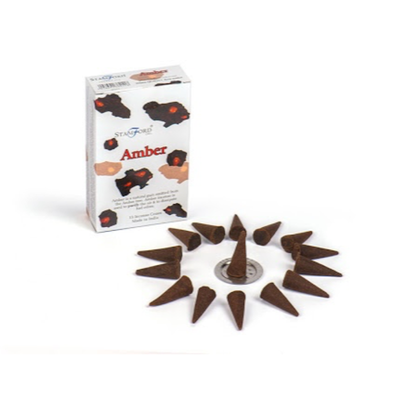 Amber Incense Cones (Stamford)