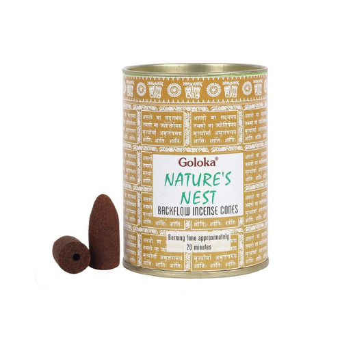 Nature's Nest Incense Cones (Backflow)