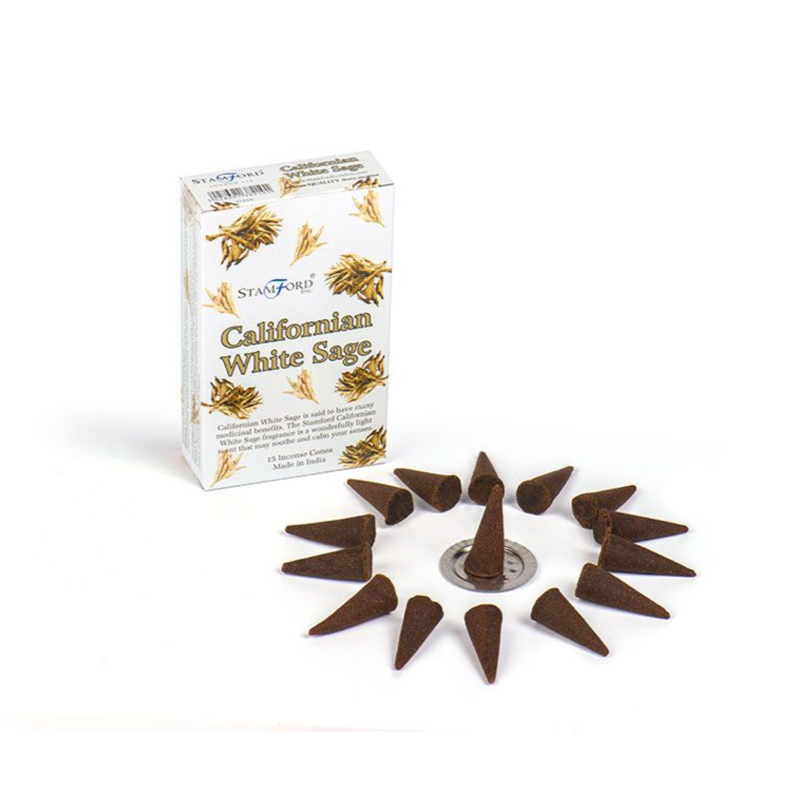 Californian White Sage Incense Cones (Stamford)