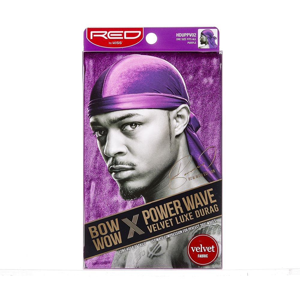 Power Wave Velvet Durag - Purple