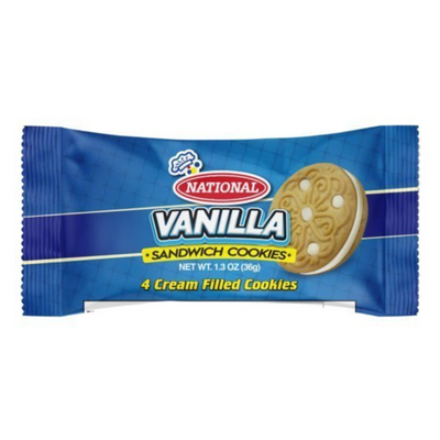 National Vanilla Sandwich Cookies 36g