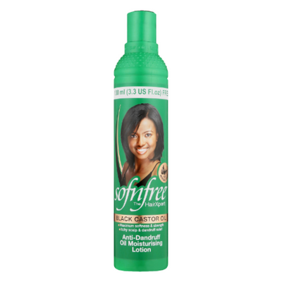 Sof N Free Black Castor Oil Anti-Dandruff Oil Moisturising Lotion 350ml