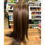 Nicole - 21", Straight, Synthetic Headband Wig - Dark Brown with Highlights