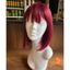 Mandy - 12", Straight, Synthetic Wig - Raspberry Red