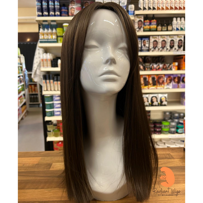 Jade 3 - 18", Straight, Synthetic Wig - Brown