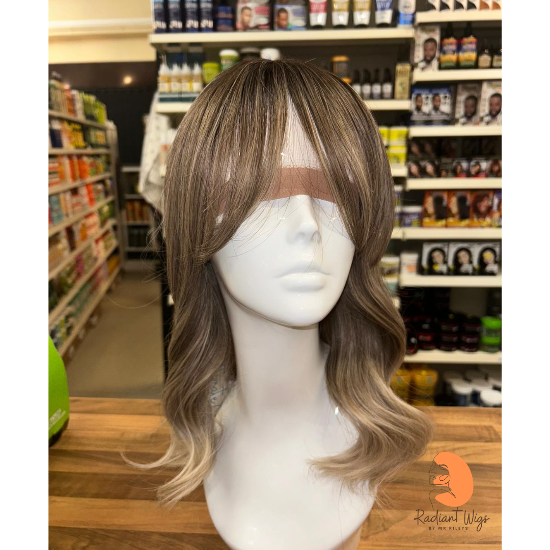 Clara - 17", Loose Wave, Synthetic Wig - Ash Brown/Blonde Ombre