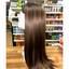 Nicole - 21", Straight, Synthetic Headband Wig - Dark Brown with Highlights