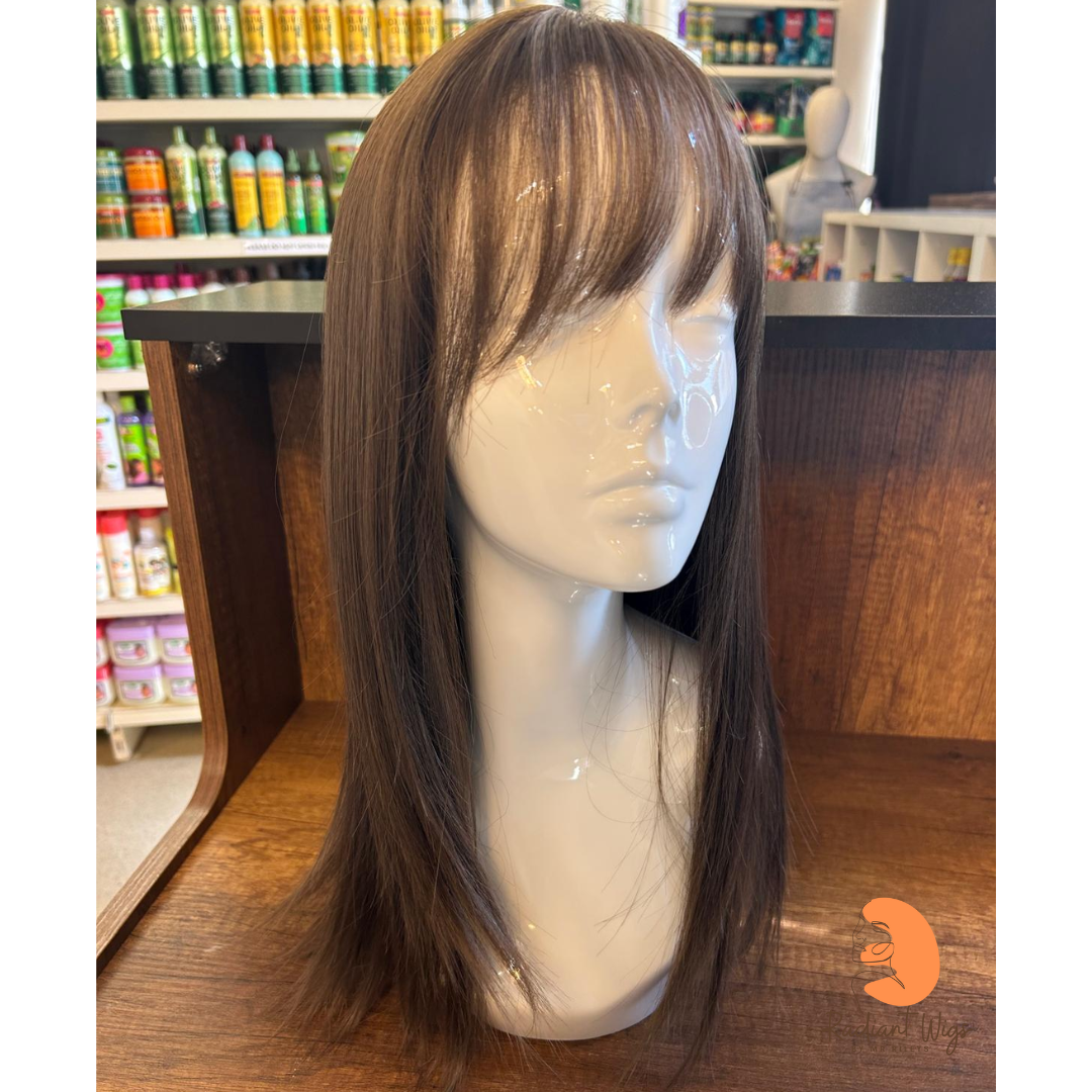 Michelle - 18", Straight, Synthetic Wig - Ash Brown