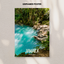 Jamaica - Blue Hole Poster Print