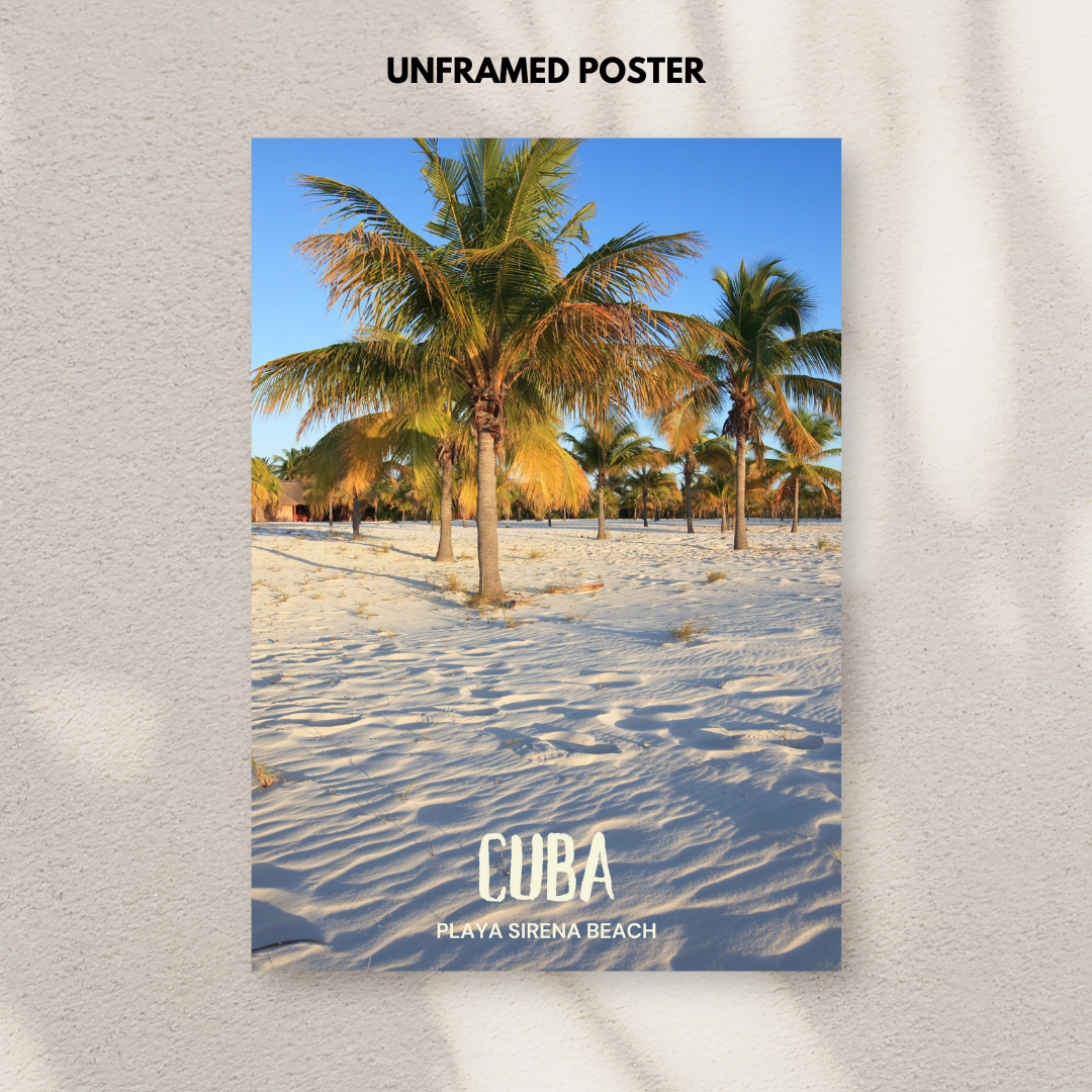 Cuba - Playa Serena Beach Poster Print