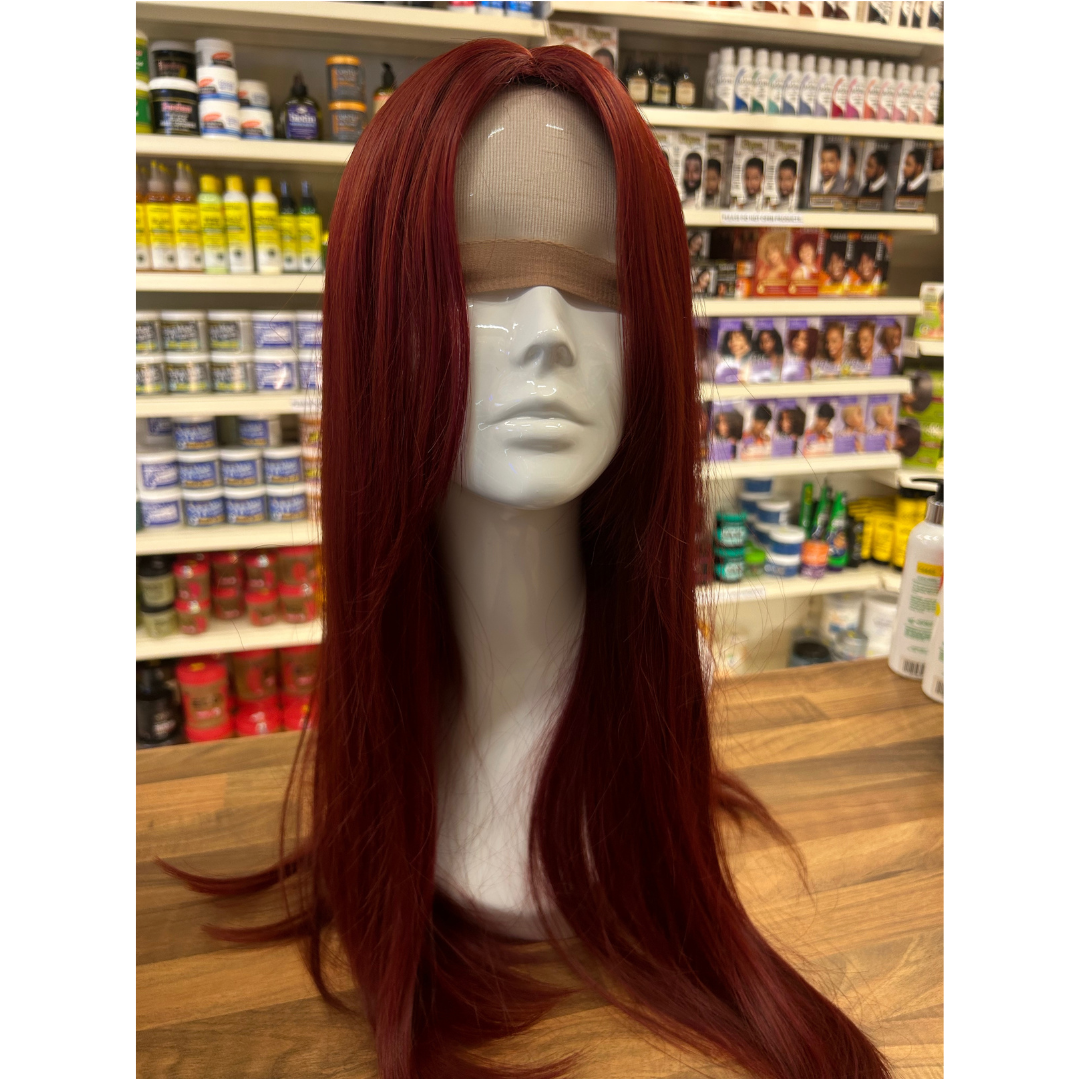 Cherise - 24", Straight, Synthetic Wig - Red