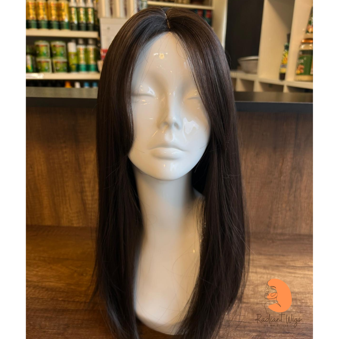 Jade 1 - 19", Straight, Synthetic Wig - Dark Brown